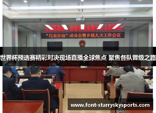世界杯预选赛精彩对决现场直播全球焦点 聚焦各队晋级之路